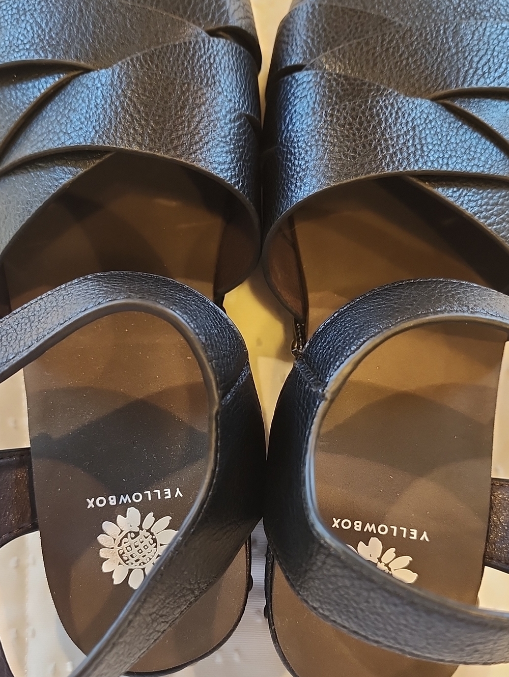 YellowBox Women’s Black Rethel Platform Clog W/ Slingback Sandals Sz 7.5 - Picture 10 of 11